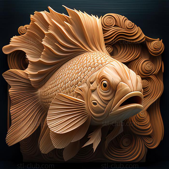 st Lion   headed ranchu fish